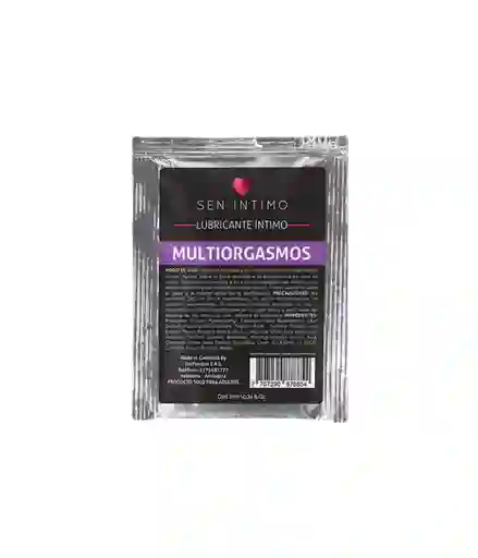 Lubricante Multiorgasmos 7ml Sen Intimo