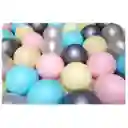 100 Pelotas Para Piscina Paquete Colores Pasteles Excelente Calidad