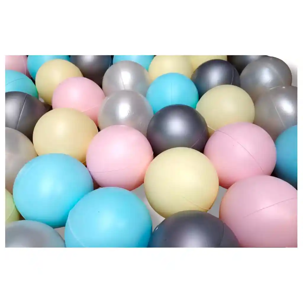 100 Pelotas Para Piscina Paquete Colores Pasteles Excelente Calidad