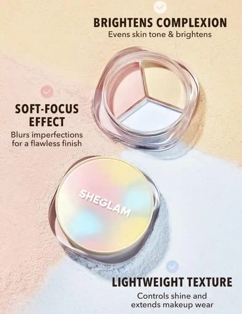 Polvo Fijador Corrector 3 En 1 Radiance Ring Sheglam