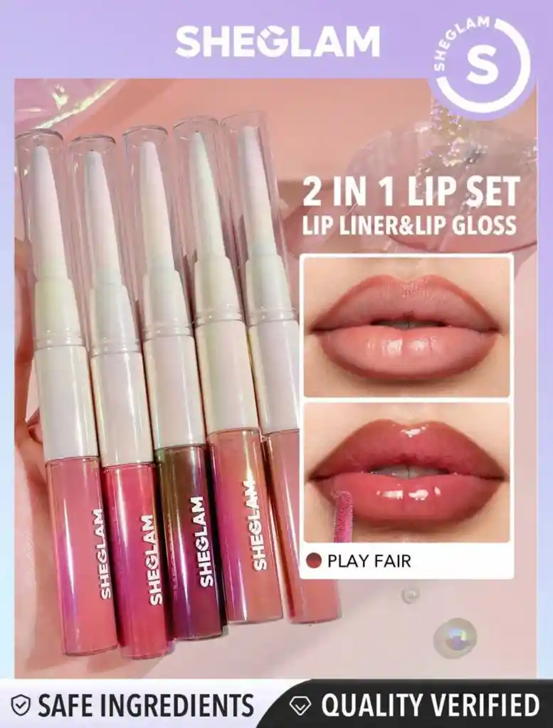 Lip Combo Rules Sheglam Tono Play Fair