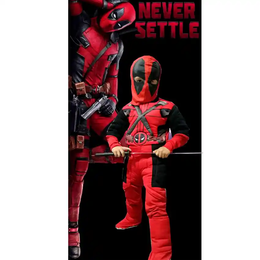 Disfraz Deadpool Niño Acolchado