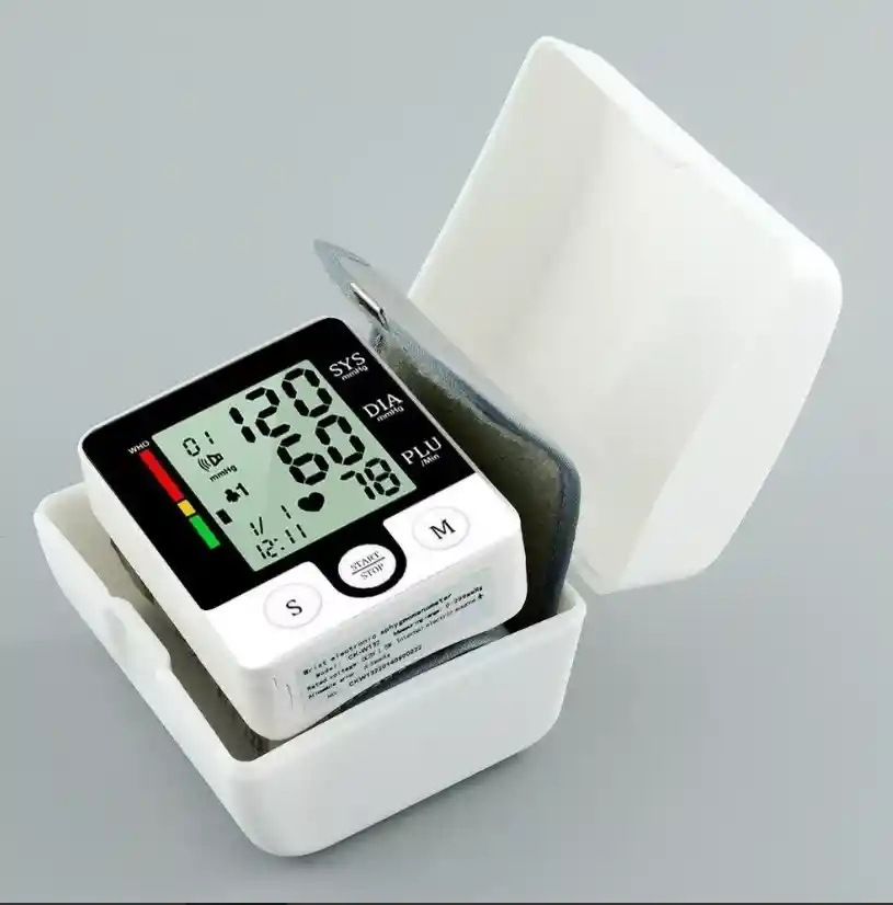 Tensiómetro Muñeca Digital Medidor Presión Arterial Estuche