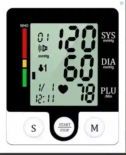 Tensiómetro Muñeca Digital Medidor Presión Arterial Estuche
