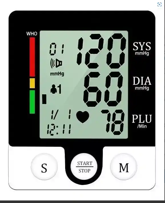 Tensiómetro Muñeca Digital Medidor Presión Arterial Estuche