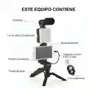 Estabilizador De Celular Kit De Video Vlogging Led Mic Ay 49