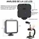 Kit Estabilizador De Video Celular Vlogging Led Mic Ay-49u