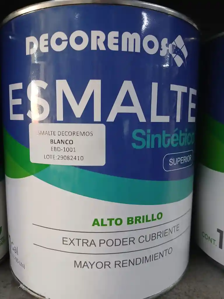 Esmalte Sintetico Bl Brillante 1 Gl