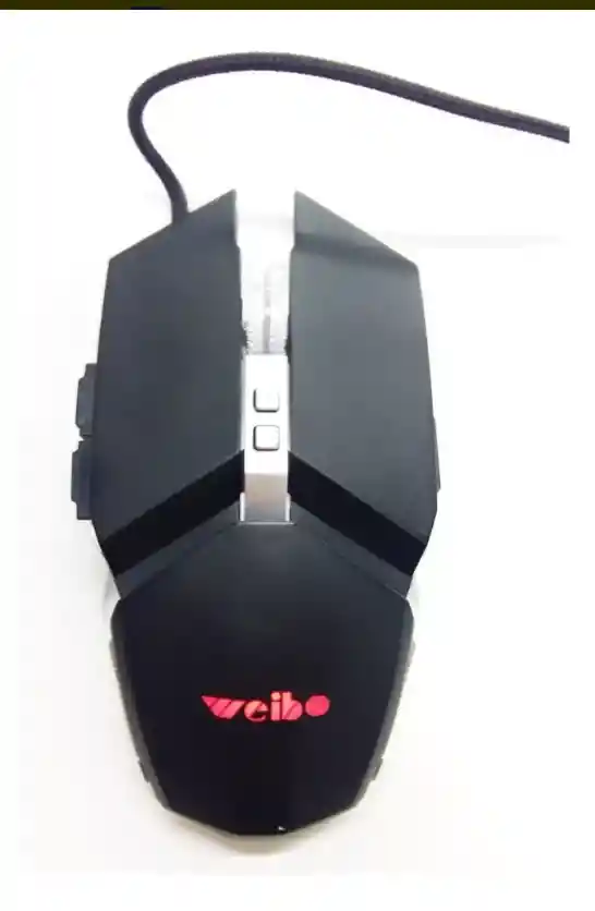 Mouse Gamer Usb Weibo S300 Gaming 8 Botones Rgb 3200dpi