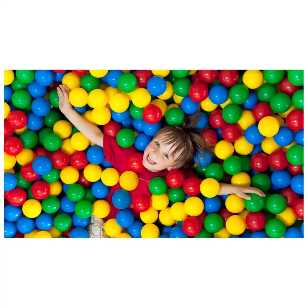 100 Pelotas Para Piscina Paquete Colores Brillantes Excelente Calidad