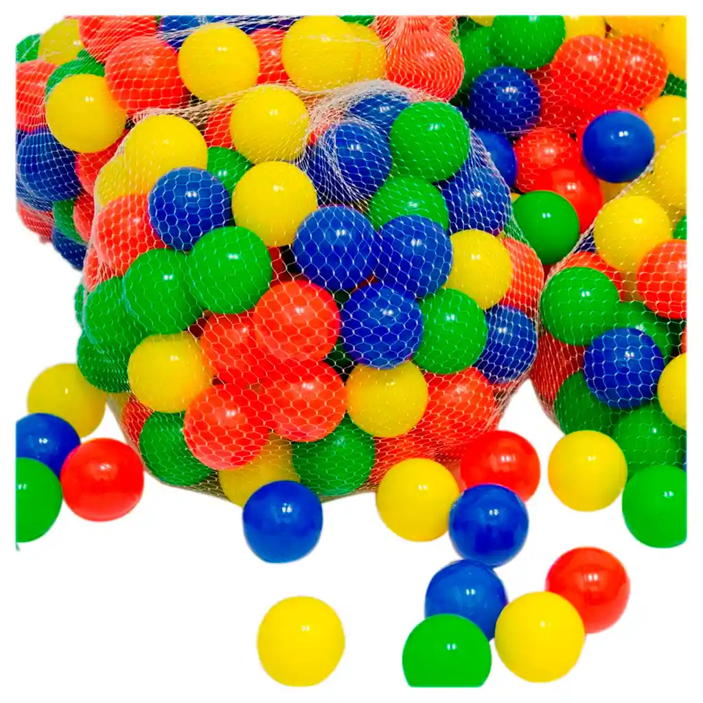 100 Pelotas Para Piscina Paquete Colores Brillantes Excelente Calidad