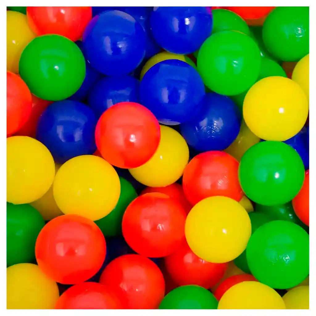 100 Pelotas Para Piscina Paquete Colores Brillantes Excelente Calidad