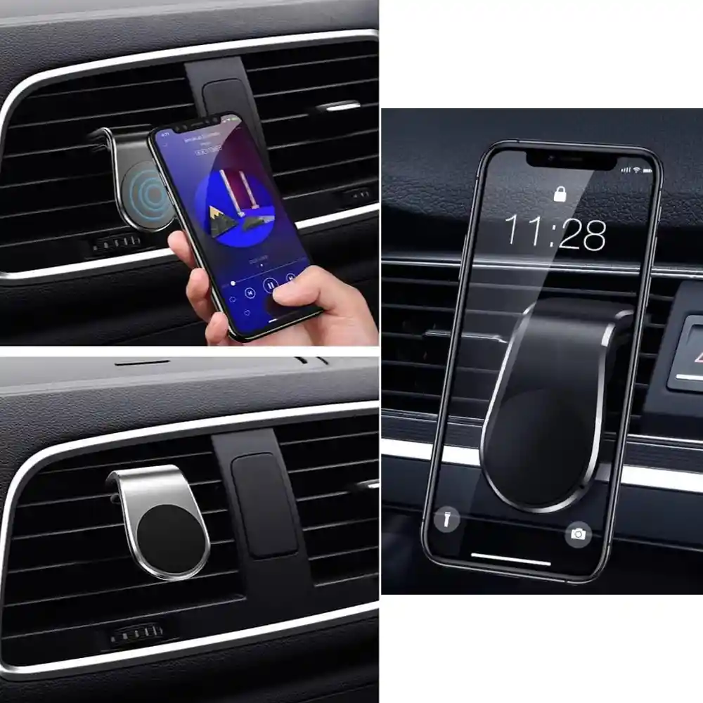 Holder Soporte Magnetico Celular Rejilla Aire Auto Carro