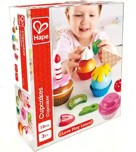 Set Didáctico De Cupcakes Estimulación Temprana Para Niños