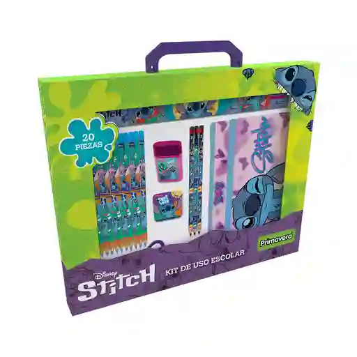 Kit Escolar Primavera Stitch