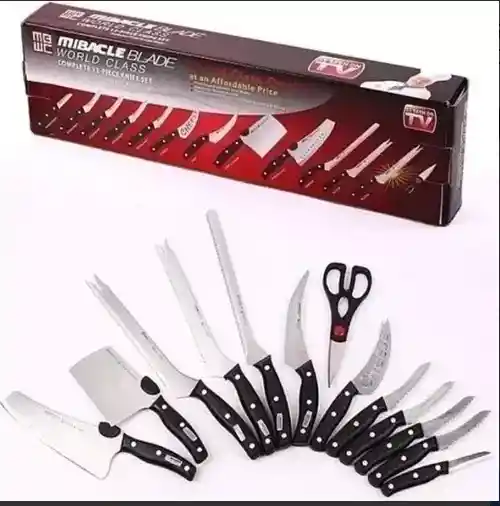 Set De Cuchillos Profesionales Chef Miracle Blade 13p