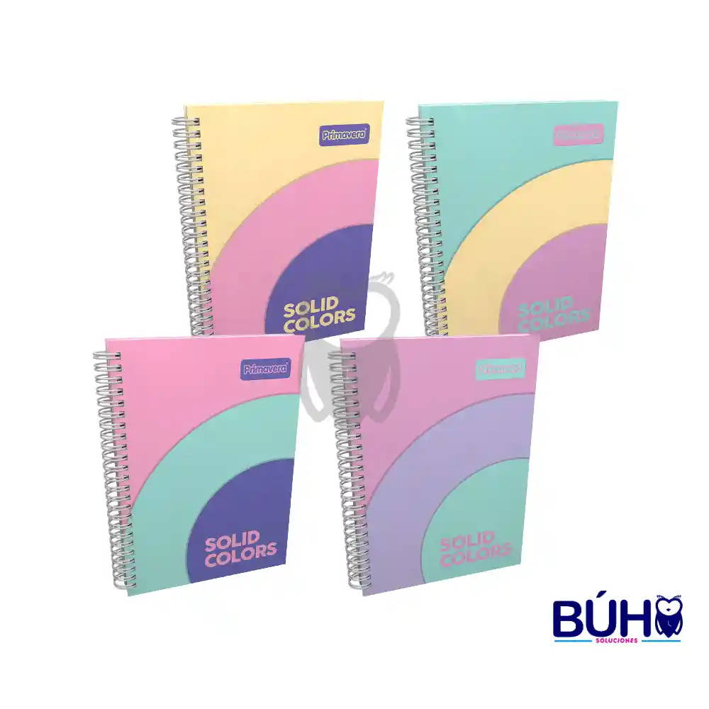 Cuaderno Primavera 5 Materias Mixto Pequeño Colors Femenino