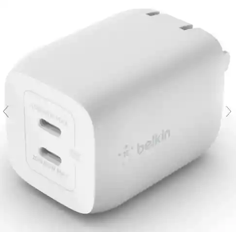 Cargador De Pared Dual Con 2 Puertos Usb C - 65w