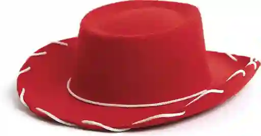 Sombrero Vaquero Gamuzado Para Niños Rojo Jessie Toy Story Disfraz Halloween