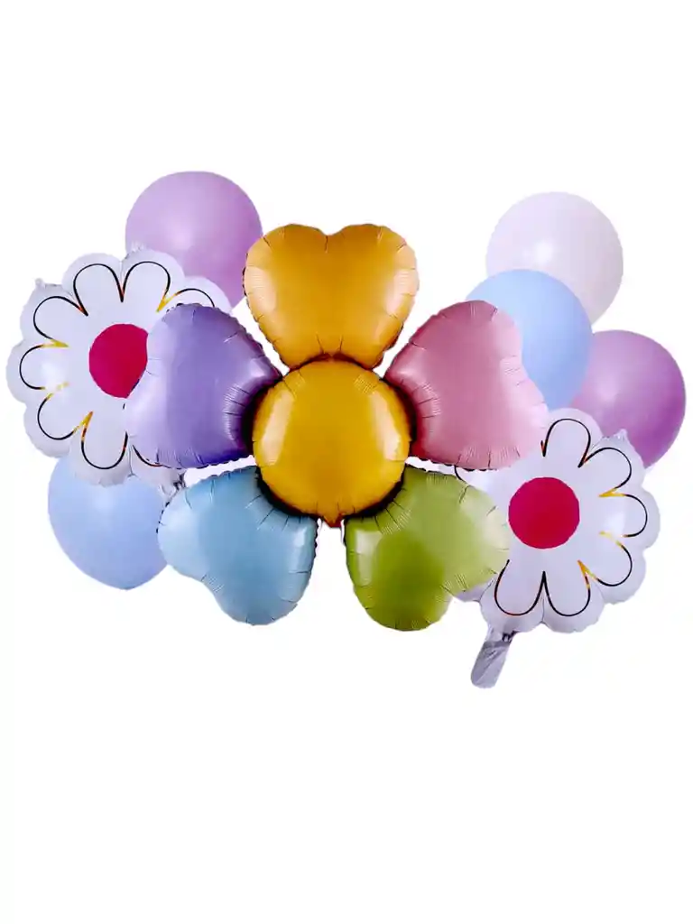 Globos De Flores Color Pastel Decoracion- Baby Shower