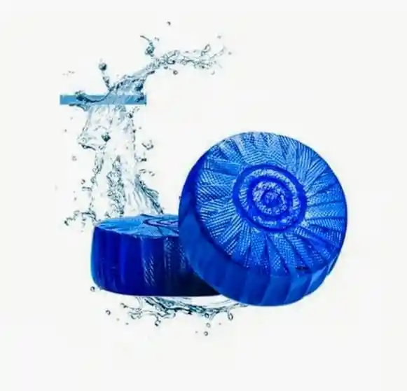Pastillas Para Inodoro Limpia Y Desodoriza X2 Unidades Evita El Sarro (azul)