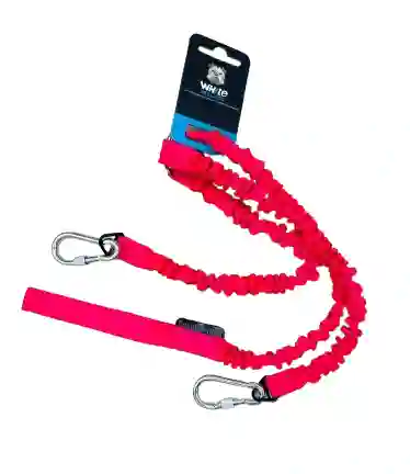 Correa Doble Retraible Fucsia