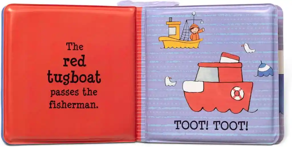 Libro Didáctico De Botes De Remolque Para El Baño Para Bebé