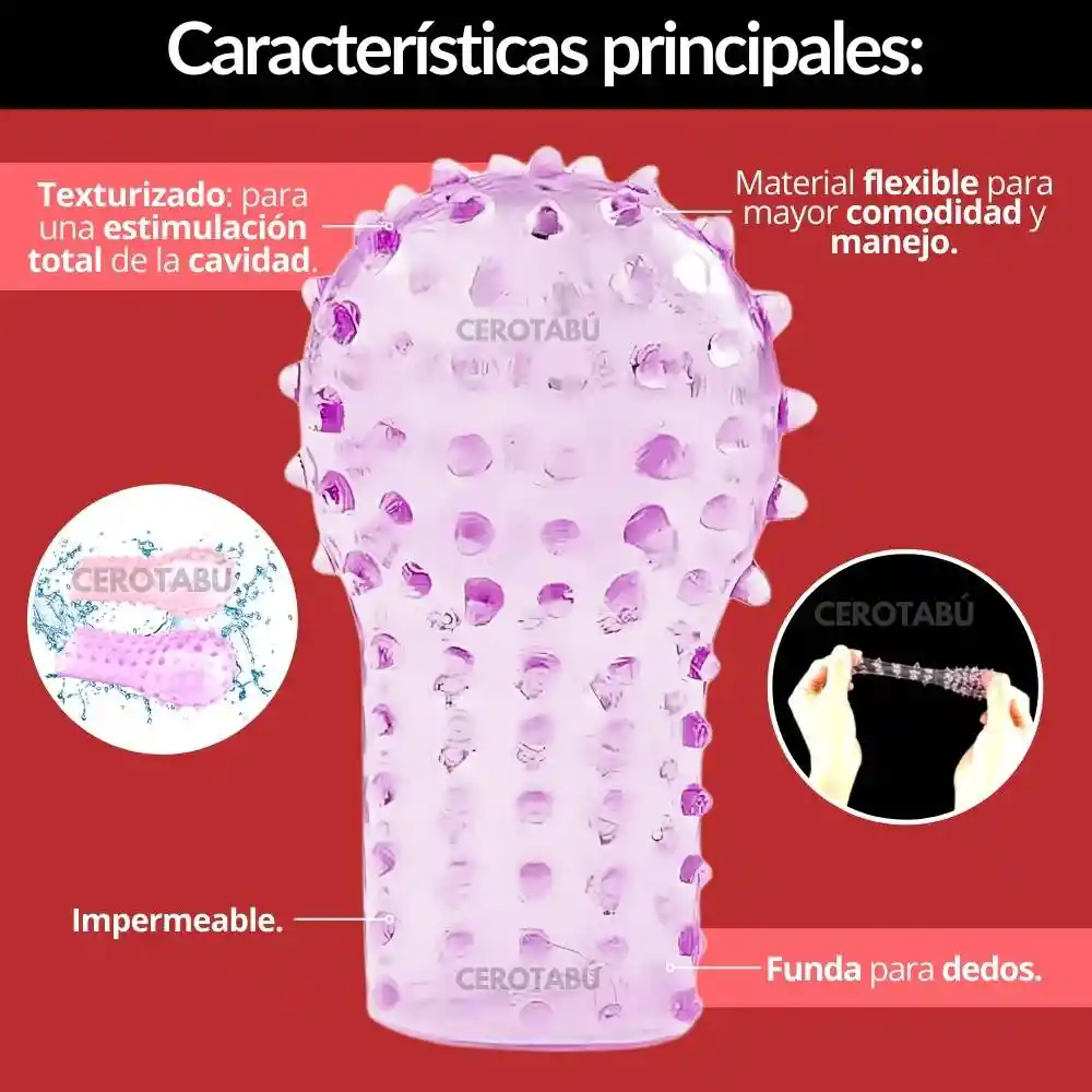 Kit Juguete Sex Plug Anal + Vibrador Bala + Funda Dedos + X2 Lubricante