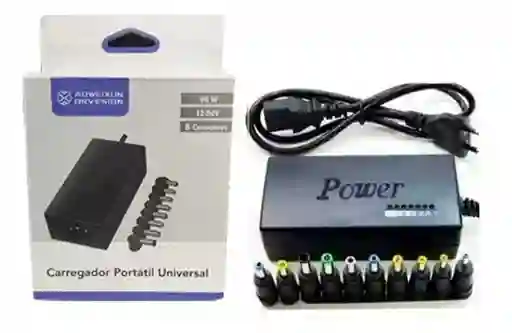 Cargador Portátil Universal 12 24v 8 Cabezas Adaptables