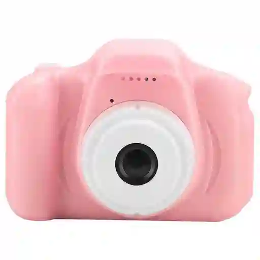 Camara Digital Niños X2 Flash Rosado Sd Fotos Videos Audio Selfie