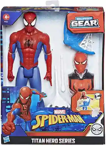 Hasbro Figura de Acción Spider Man Con Lanzador y Proyectiles