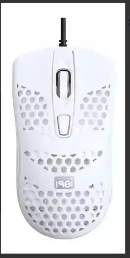 Mouse Q2 Color Gamer Panal Alámbrico Blanco