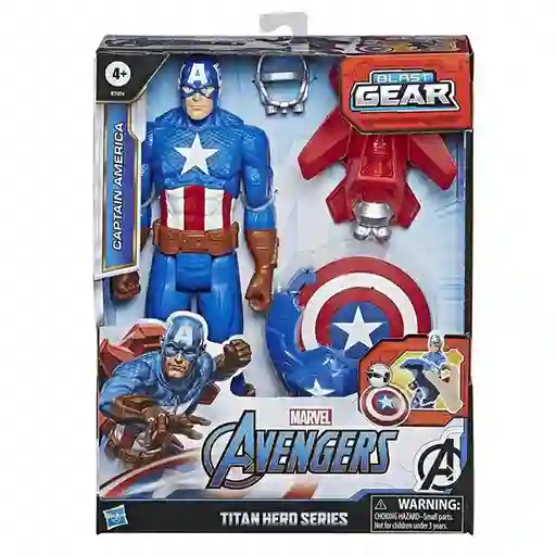 Hasbro Figura de Acción Capitán América Con Lanzador