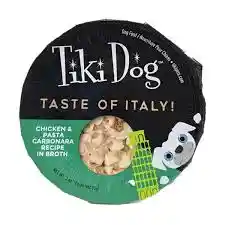 Tiki Dog Bandeja Petites Taste Of Italy Pollo Y Pasta Carbonara