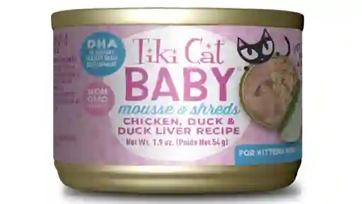 Tiki Cat Baby Alimento Humedo Sabor Pollo Y Salmon