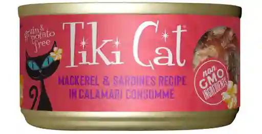 Tiki Cat Alimento Humedo Sabor Caballa Y Sardina