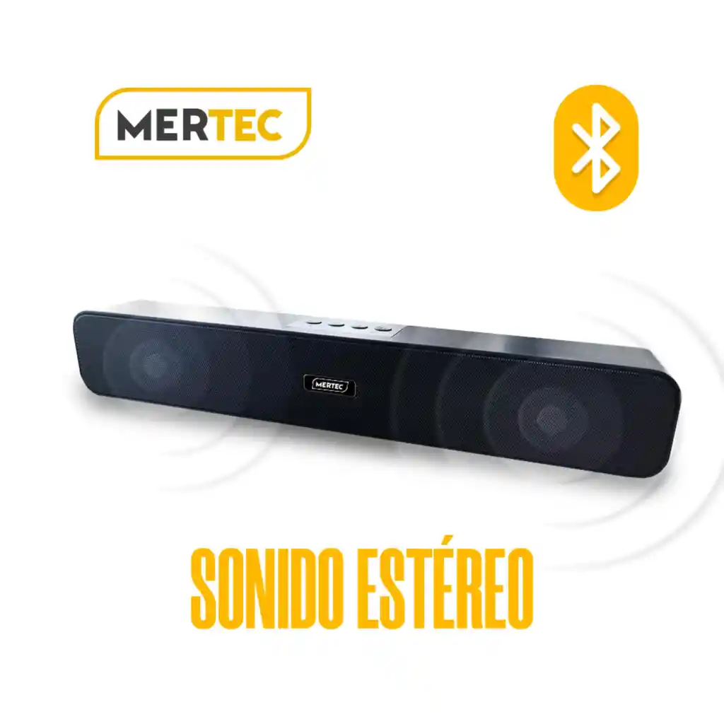 Barra De Sonido Recargable Mertec