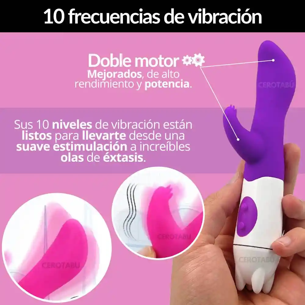 Kit Erotico X2 Vibrador Tipo Bala + Doble Estimulación + Lubricante Neutro