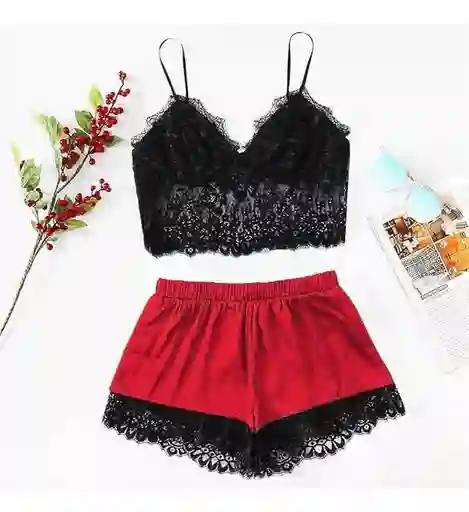 Conjunto Pijama Sexy Para Mujer