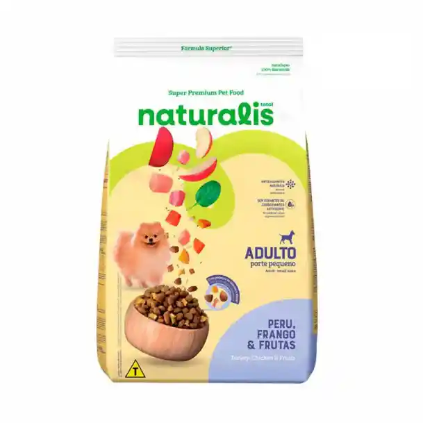 Naturalis Perro Adulto Razas Pequeñas Frango Peru 10.1kg