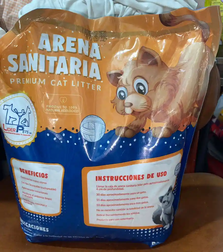 Arena Sanitaria Para Gatos 4.5kg
