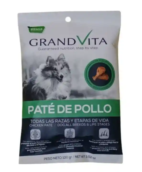 Gran Vita Pate De Pollo Perro 100gr