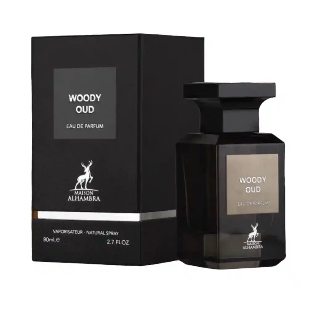 Loción Perfume Woody Oud Maison Alhambra 80ml Edp Hombre Original Garantizada