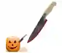 Cuchillo Plástico Espeluznante Blanco Cosplay De Horror Disfraz Halloween