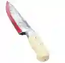 Cuchillo Plástico Espeluznante Blanco Cosplay De Horror Disfraz Halloween