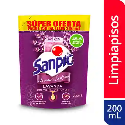 Limpiador Multiusos Sanpic Lavanda 200ml