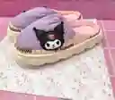 Pantuflas Babuchas De Lino Inspiradas En Kuromi Hellow Kitty