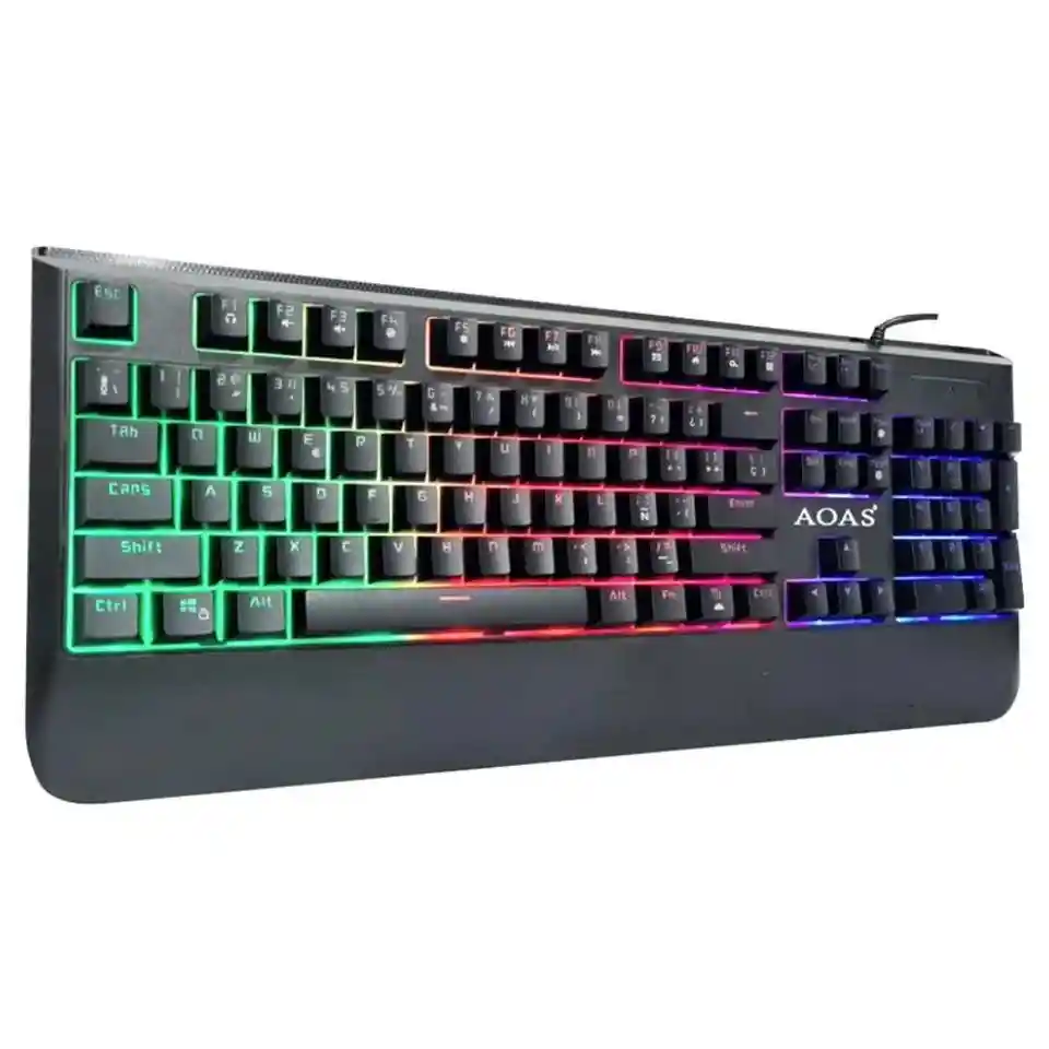 Teclado Mecánico Retroiluminado Rgb Gamer Usb Aoas M 700