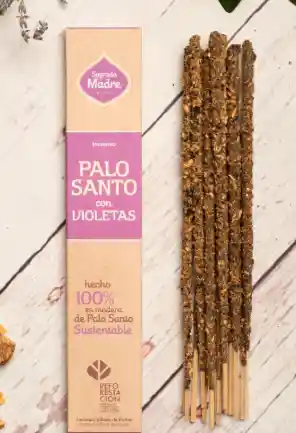 Incienso De Palo Santo Con Violetas