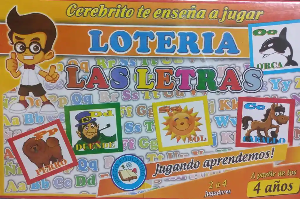 Juego De Loteria De Las Letras